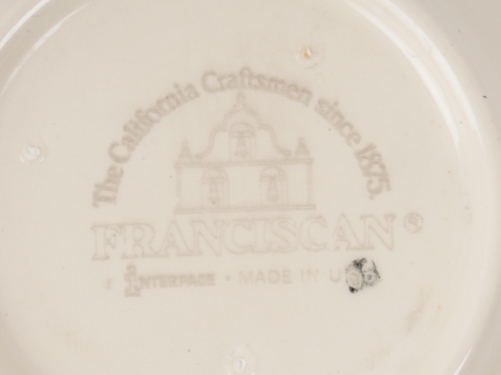 COLLECTION AMERICAN FRANCISCAN CERAMIC TABLEWARE PIC-6